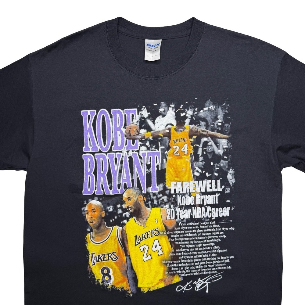 LA Lakers‎ x Kobe Bryant retirement shirt